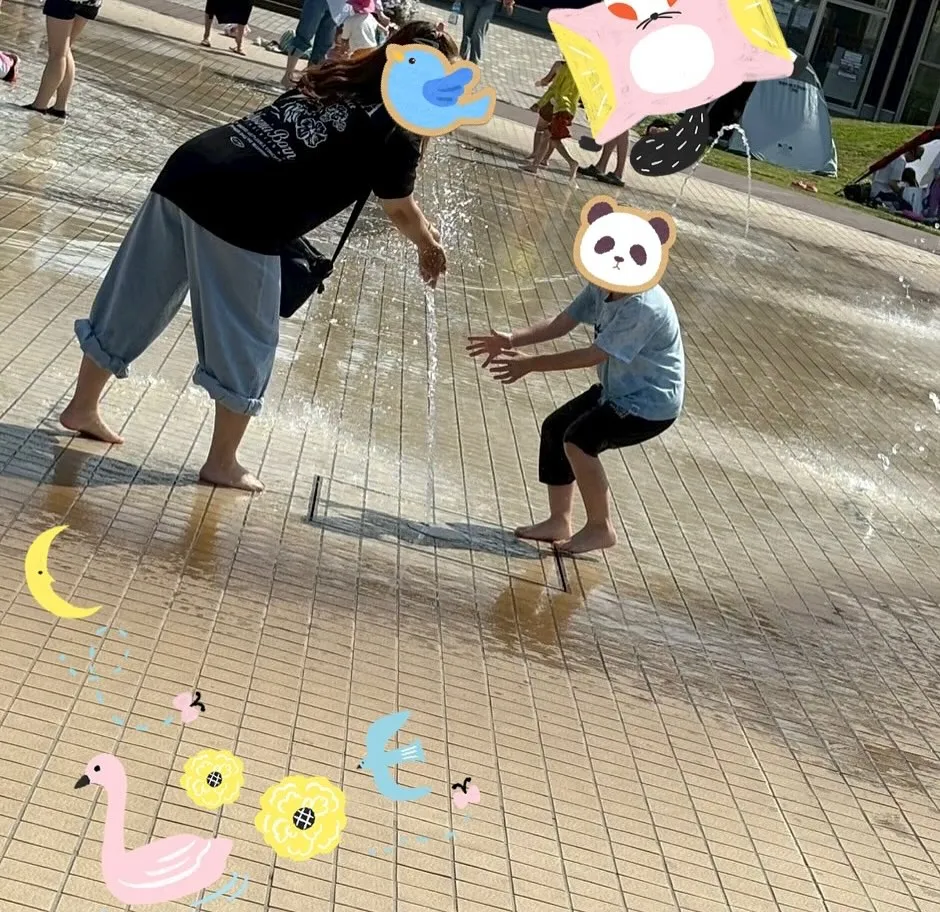 今日はお天気が良かったので、みんなで三番瀬海浜公園へお水遊び...