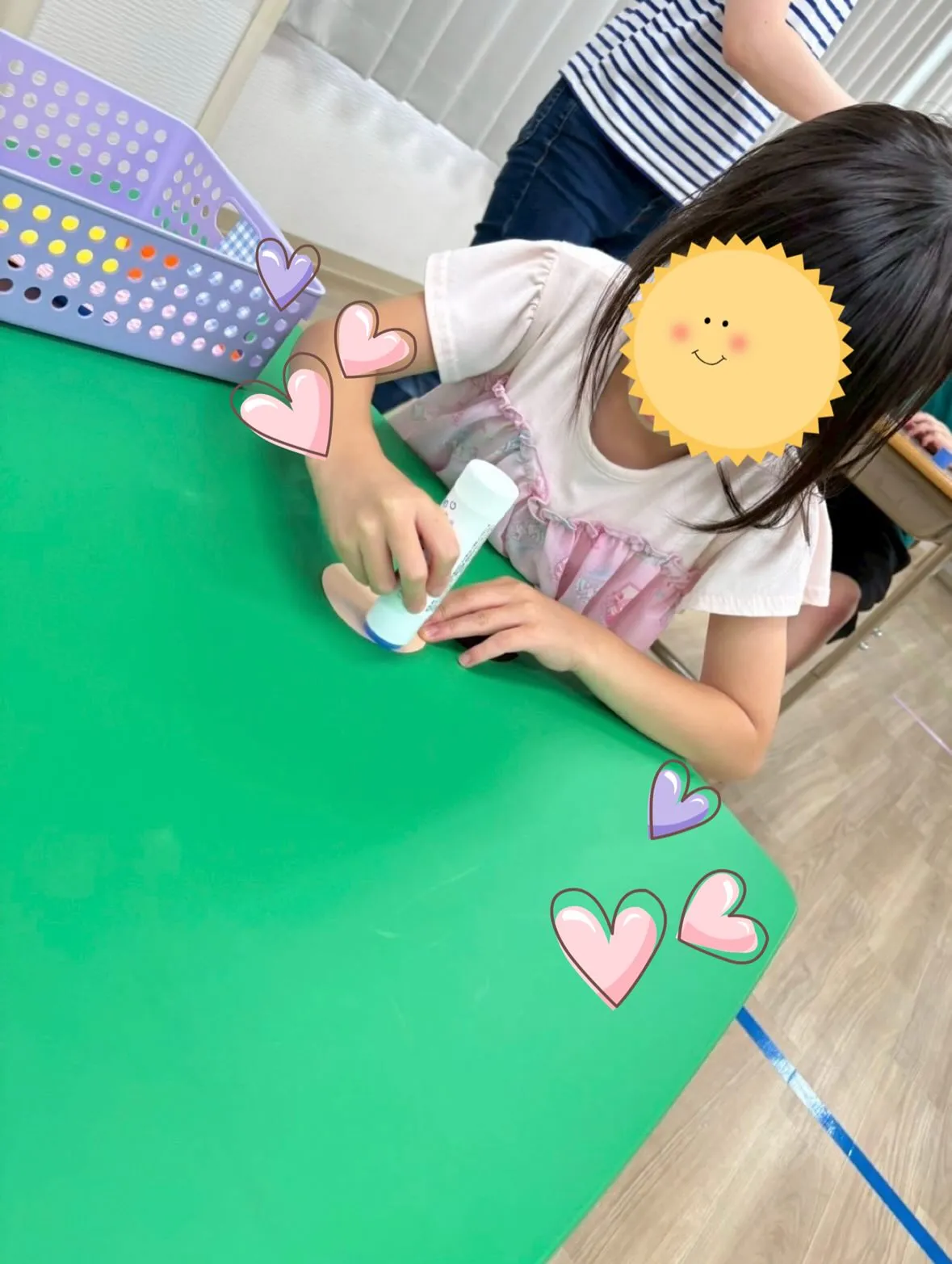 七夕制作で、織姫と彦星を作りました⭐️