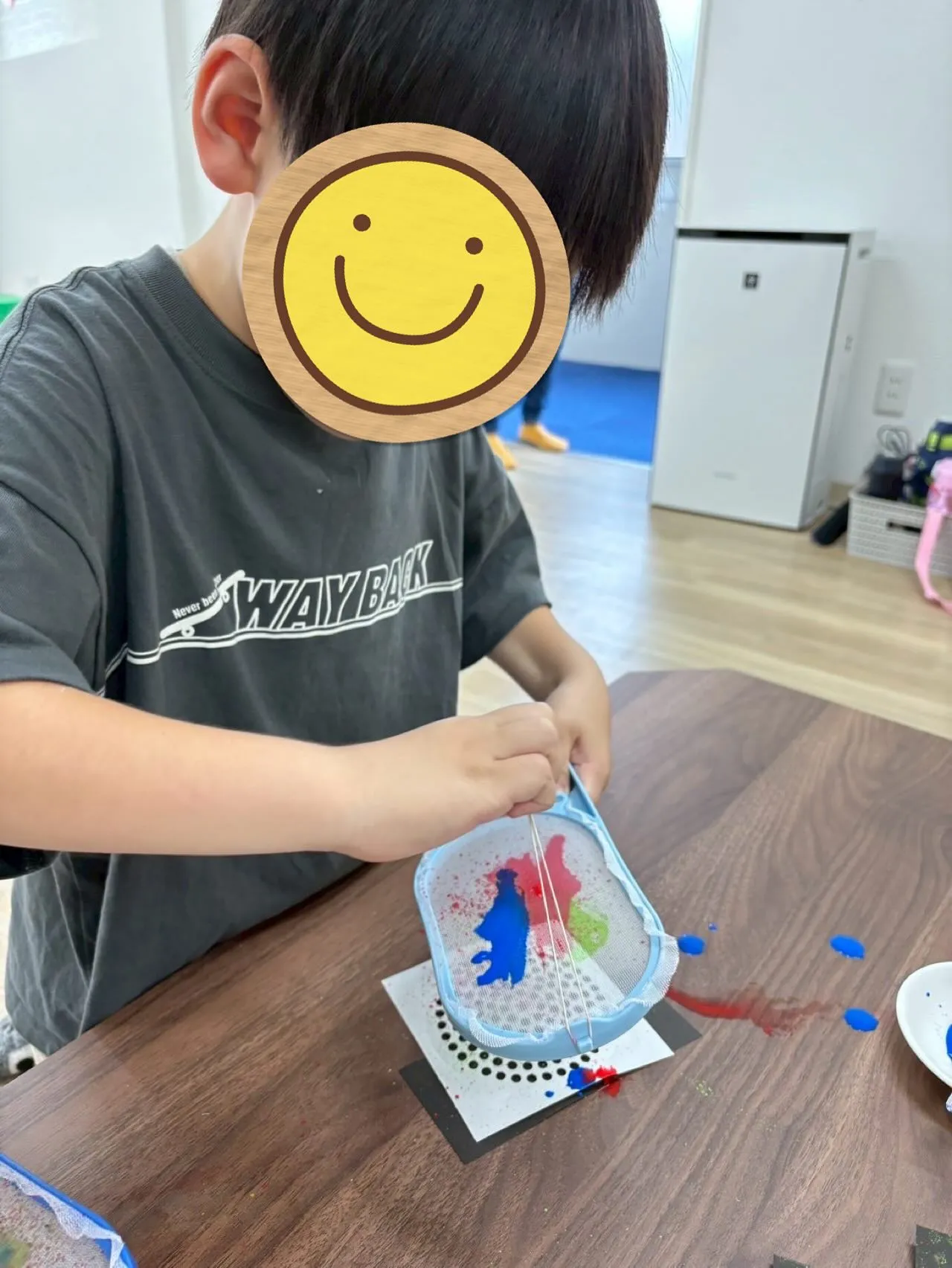 スパッタリングで法被に模様をつけました♪🎨
