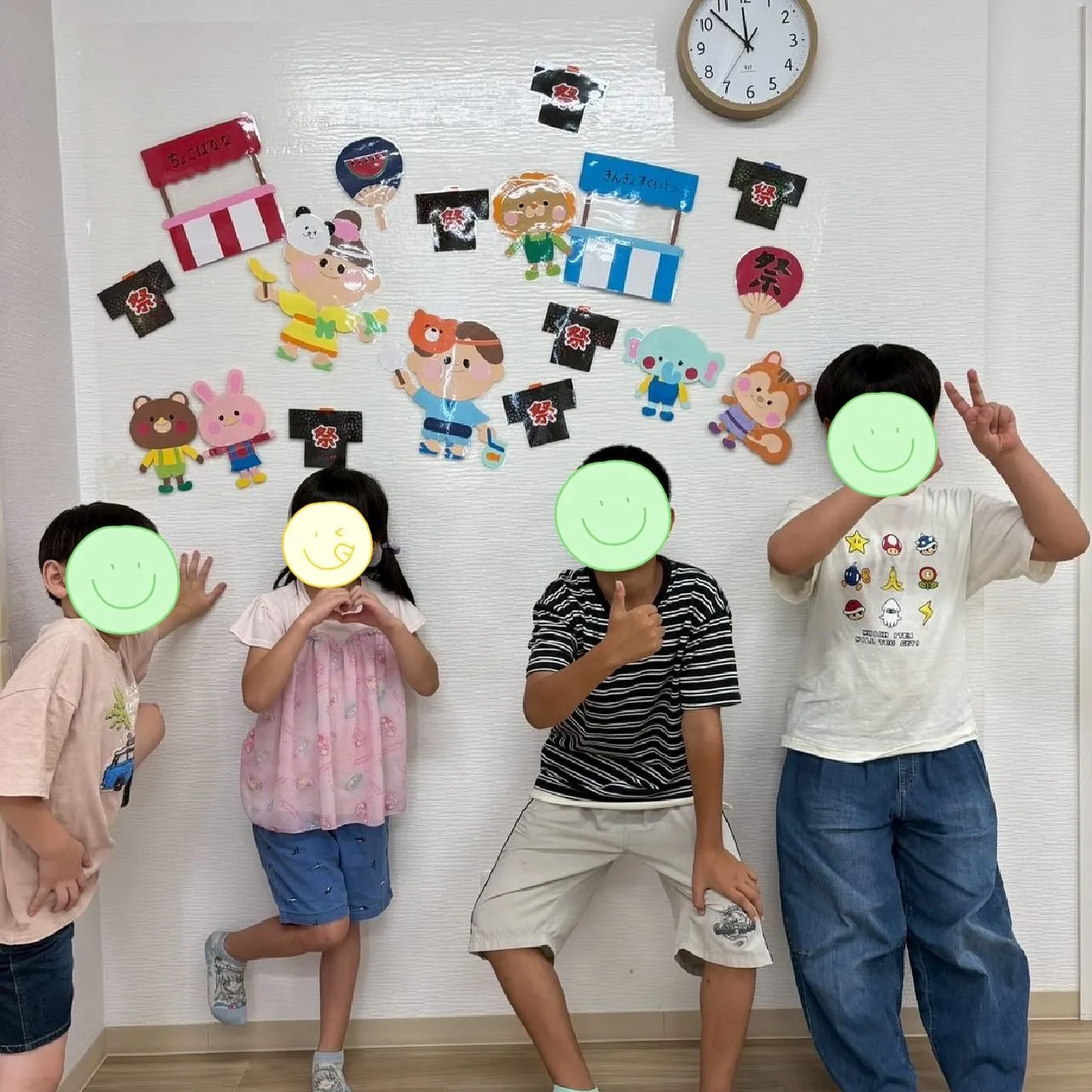 27日から29日までパーチでは、夏祭りをしました♪