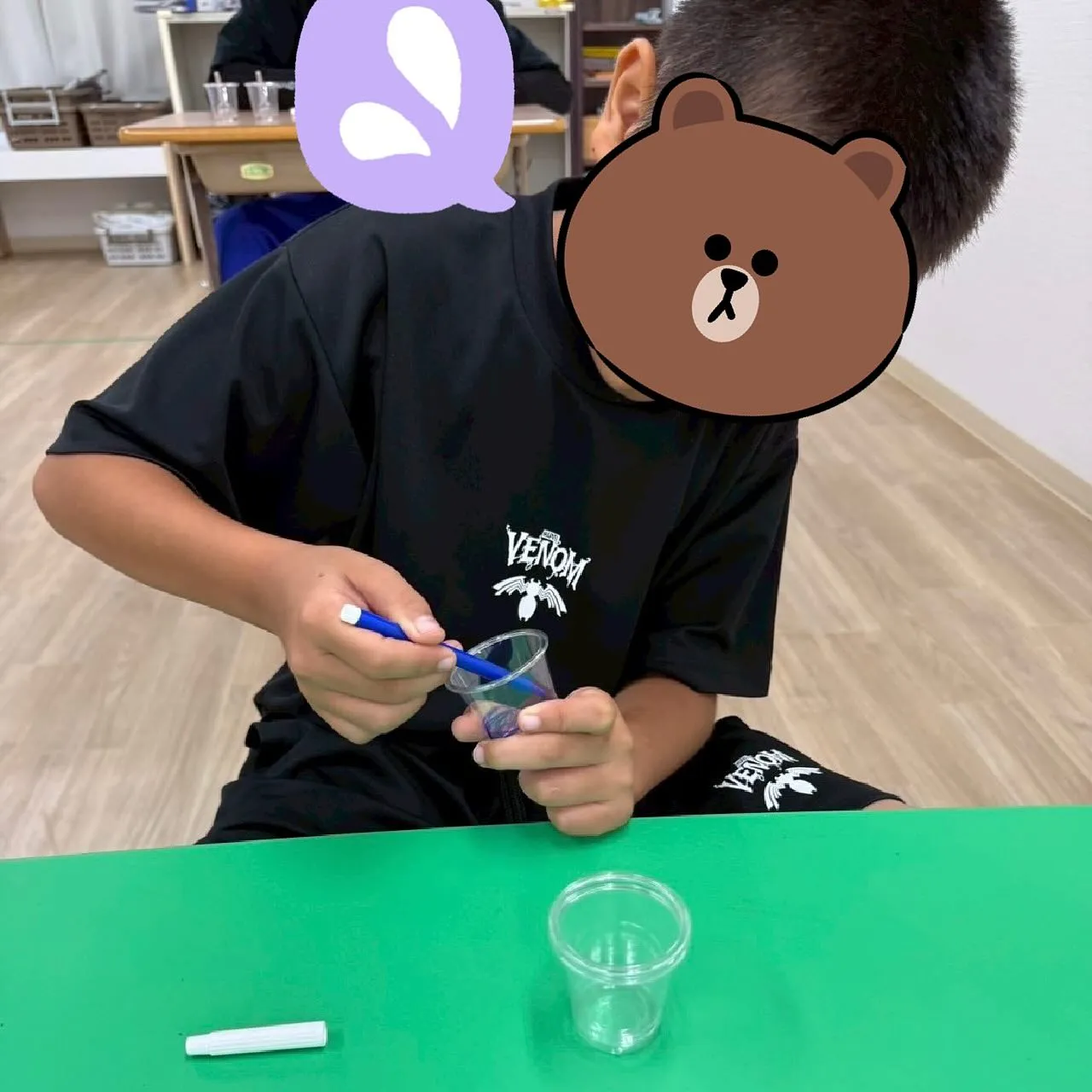 敬老の日制作でアロマポット作りをしました🎵
